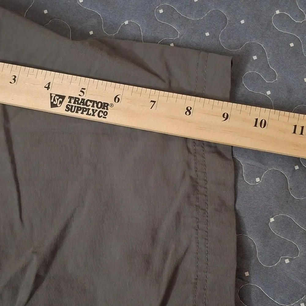 Lands' End Gray Elastic Waist Shorts size XL